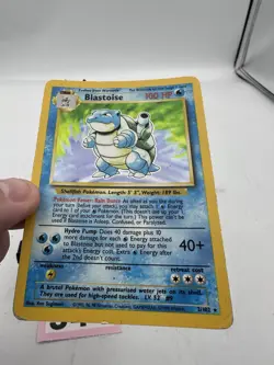 Pokemon 1999 Blastoise Base Set Card 2/102 Collectible Card - Image 4