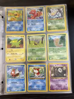 Vintage Pokemon Card Binder Collection Lot Of 72 Mewtwo Shadowless Delta HP/DMG - Image 3