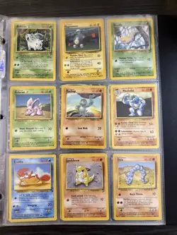 Vintage Pokemon Card Binder Collection Lot Of 72 Mewtwo Shadowless Delta HP/DMG - Image 5