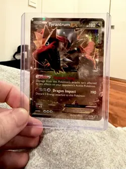 POKEMON 2015 TYRANTRUM EX XY70 BLACK STAR PROMO STANDARD + OVERSIZED CARD DUO - Image 4