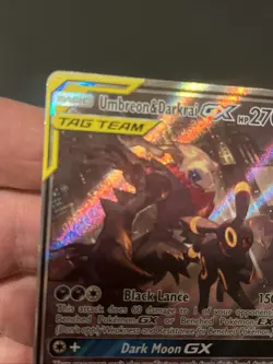 Pokemon Umbreon & Darkrai GX TAG TEAM Promo Holo SM241 Sun & Moon Promos Card - Image 2