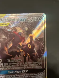 Pokemon Umbreon & Darkrai GX TAG TEAM Promo Holo SM241 Sun & Moon Promos Card - Image 3