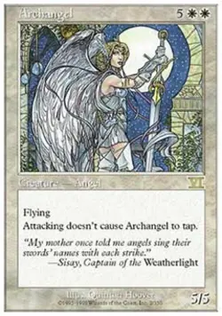 Archangel - Medium Play MTG Classic 6th Edition - Image 1