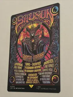 Sauron, the Dark Lord (Borderless Poster) non-foil Lord Of The Rings Mtg Mythic - Image 2