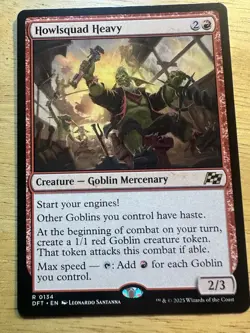 1 Howlsquad Heavy DFT Aetherdrift MTG 134 RARE M/NM 1 - Image 1