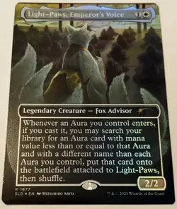 🌟 Light-Paws, Emperor's Voice (Rainbow 🌈 Foil) SL Mitsuhiro Arita MTG 🌟 - Image 1