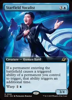 Starfield Vocalist (Extended Art) [Edge of Eternities] Near Mint - Image 1