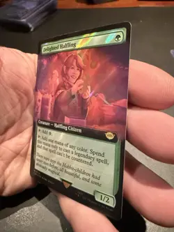 Delighted Halfling (Extended Art) (Surge Foil) Lord of the Rings NM 774 - Image 3