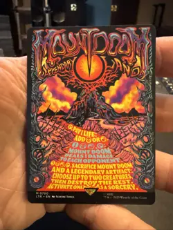 Mount Doom (Borderless Poster) Lord of the Rings Regular 750 NM - Image 1