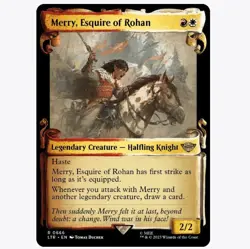 Merry, Esquire of Rohan (Showcase Scrolls) Lord of the Rings 666 Non-Foil NM - Image 1