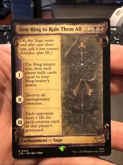 One Ring to Rule Them All (Showcase Scrolls) Lord of the Rings Regular 553 NM - Image 1