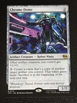 MTG Teenage Mutant Ninja Turtles Chrome Dome 0172 NM Rare - Image 1