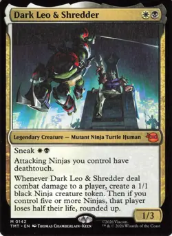 Magic: The Gathering 2024 Teenage Mutant Ninja Turtles Dark Leo & Shredder #142 - Image 1