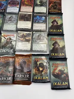 Magic The Gathering Booster Pack Lot Ixalan Tarkir Zendikar Origins + Decks MTG - Image 4