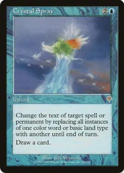 1 x Crystal Spray - Invasion - LP - Magic The Gathering - MTG - Image 1