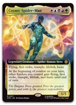 Cosmic Spider-Man (Extended Art) #271 (Foil) (NM) Spider-Man SPM Magic MTG - Image 1