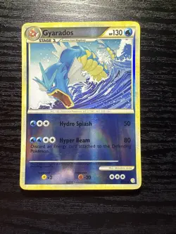 2010 Pokemon Heartgold & Soulsilver #4 Gyarados Reverse Holo Lp - Image 1