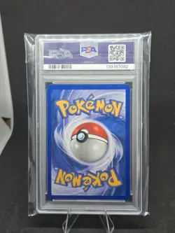 Pokemon Neo Genesis 1st Edition #10 Meganium-Holo PSA 6 w/ Holo Swirl - Image 2