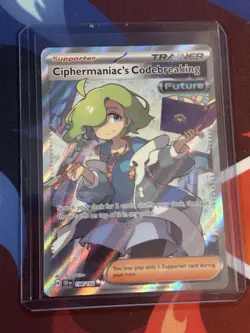 Ciphermaniac's Codebreaking Full Art 198/162 Temporal Forces Pokemon Card NM - Image 1