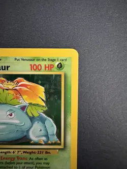 Pokemon TCG Venusaur 15/102 Holo Rare Card Base Set - Image 5