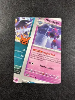 NFC Miscut - Murkrow & Mismagius - Trick Or Trade 2023 - Error - Pokemon TCG - Image 1