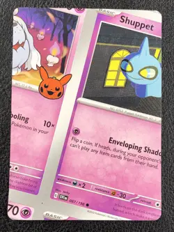 NFC Miscut - Shuppet 087/198 Greavard 104/198 - 2023 - Error - Pokemon TCG - Image 2