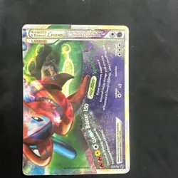 Pokemon Rayquaza & Deoxys Legend Holo Card 90/90 Undaunted Series - Image 1