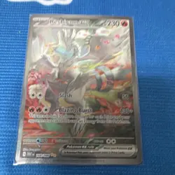 Pokemon Reshiram EX Full Art Holo Ultra Rare 230 HP 166/086 Blazing Burst Slash - Image 1