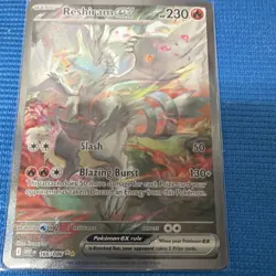 Pokemon Reshiram EX Full Art Holo Ultra Rare 230 HP 166/086 Blazing Burst Slash - Image 2