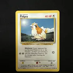 Pokemon TCG Pidgey Base Set 57/102 Regular LP. - Image 1