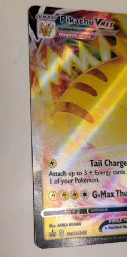 Pikachu VMAX SWSH286 SWSH: Pokemon Sword & Shield Promo Cards Holo - Image 3