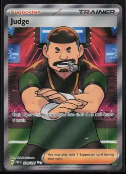 Judge 228/091 Ultra Rare SV: Paldean Fates Pokemon TCG NM - Image 1