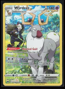 Wyrdeer TG06/TG30 SWSH10: Astral Radiance Trainer Gallery Pokemon TCG LP - Image 1