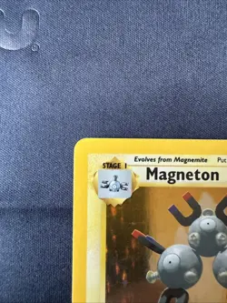Pokemon Magneton 9/102 Base Set Unlimited Holo Rare PSA 9 Mint - Image 2