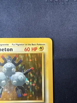 Pokemon Magneton 9/102 Base Set Unlimited Holo Rare PSA 9 Mint - Image 3