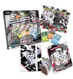 Pokemon Binder + Poster Collection Black Bolt White Flare Bundle X2 Each - Image 2