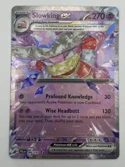 Pokemon TCG Slowking Ex Paldea Evolved 086/193, Double Rare Holo, NM - Image 1