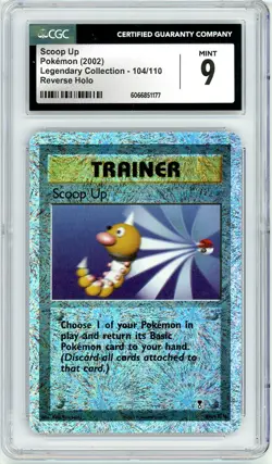 Pokemon Scoop Up #104 Legendary Reverse Holo CGC 9 Mint - Image 1