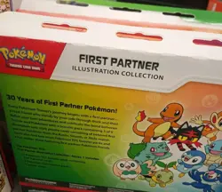 Pokemon First Partner Illustration Collection Series 1 Box Promo Booster Sticker - Image 2
