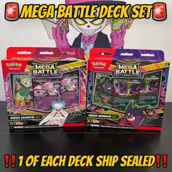 Pokemon Mega Battle Deck: Mega Gengar ex/Mega Diancie ex [Set of 2] - Image 1