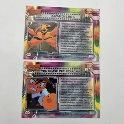 Topps Pokemon Awakenings #2 The Chase For Pikachu #28 First Movie Blue Logo Lot - Image 2