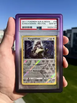Pokemon Kangaskhan 99/149 SM Base Set Reverse Holo Rare PSA 10 English 2017 - Image 1