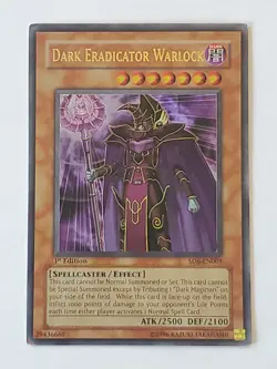 Yugioh Dark Eradicator Warlock SD6-EN001 Ultra Rare Unlimited - Image 1