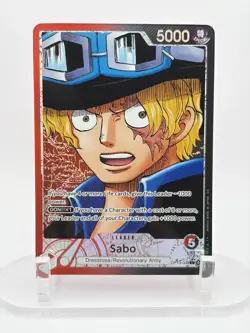 Sabo OP13-004 Alt Art Leader Carrying On His Will One Piece Card TCG English - Image 1