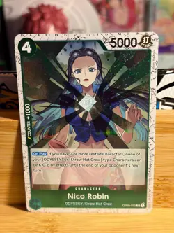 NICO ROBIN (PIRATE FOIL) OP09-033 Premium Booster 2 One Piece TCG NM - Image 1