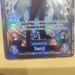 One Piece Sanji OP06-119 a Fist of Divine Speed English (Mint Condition) - Image 3