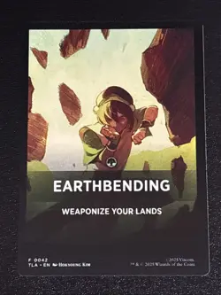 MTG Avatar: The Last Airbender Earthbending Theme Card 0042 NM - Image 1