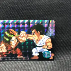 Ryu Ken Street Fighter Ⅱ V Holo Capcom Bandai Card 1995 No.6 Rare Japanese - Image 3