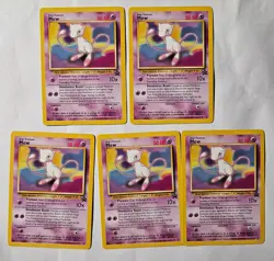 Pokemon Cards - 5 TCG Mew Promo Cards #8 (Regular/Non-Holo) - Image 1