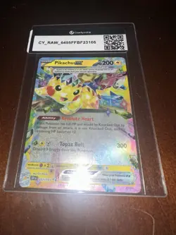 Pikachu ex - 57/191 - Double Rare - Rare Pokemon Card Surging Sparks - Gradeable - Image 1